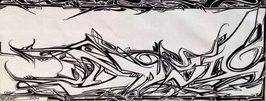 Graffiti Sketch - Photo by Holzer - Basd (2014)