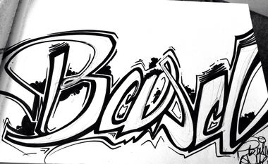 Graffiti Sketch - Photo by Holzer - Basd (2014)