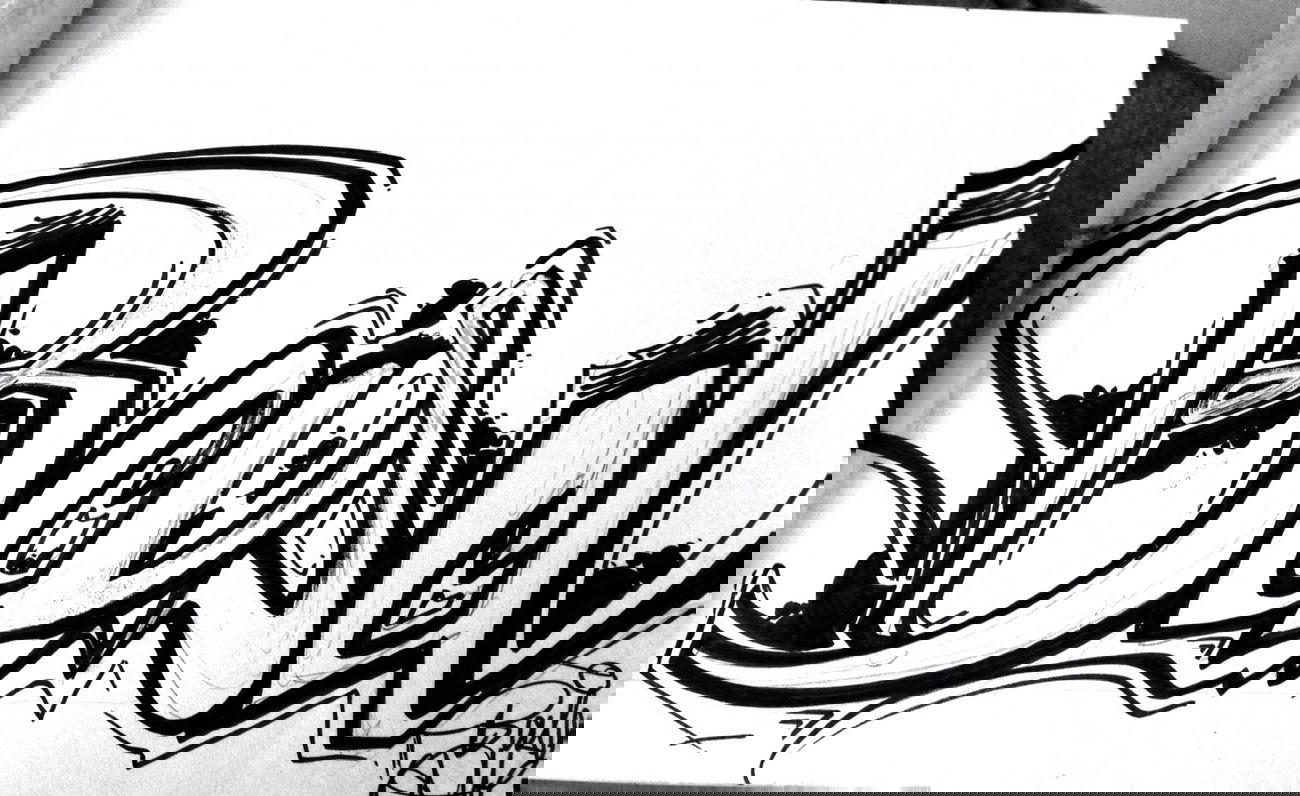 Graffiti Sketch - Photo by Holzer - Basd (2014)