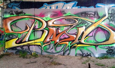 Graffiti Wall - Photo by Holzer - Basd, one, Bernburg (2014)