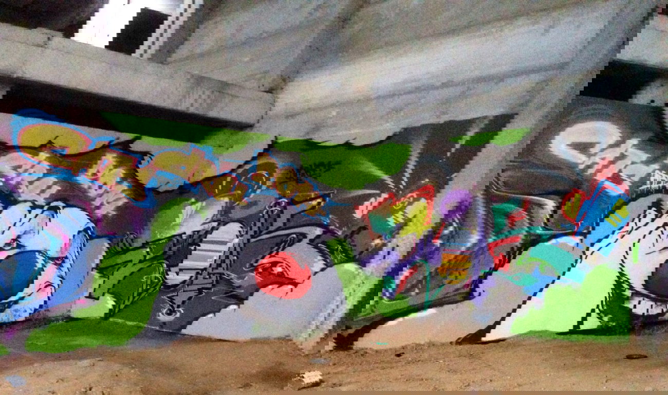 Graffiti Wall - Photo by Holzer - JOKE, BASD, TMV (2014)