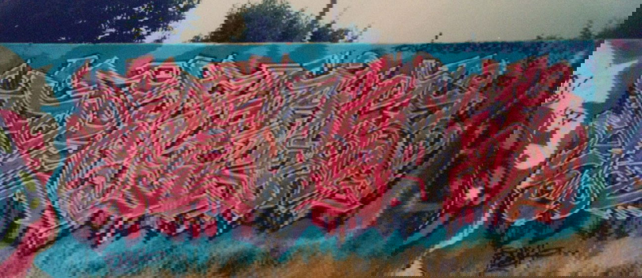 Graffiti Wall - Photo by Holzer - BASD, PSYCHO (1997)