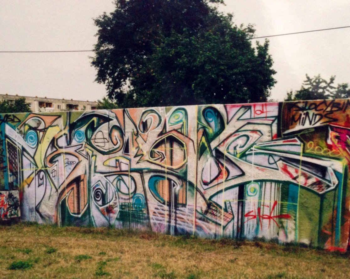 Graffiti Wall - Photo by Holzer - BASD (2000)
