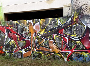 Graffiti Wall - Photo by Holzer - BASD, Optima, Park (2014)