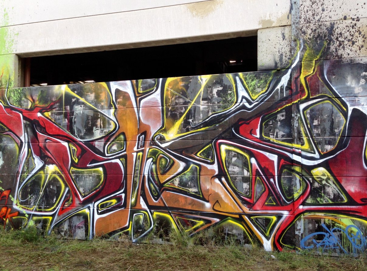 Graffiti Wall - Photo by Holzer - BASD, Optima, Park (2014)