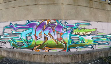 Graffiti Wall - Photo by Holzer - BASD (2014)