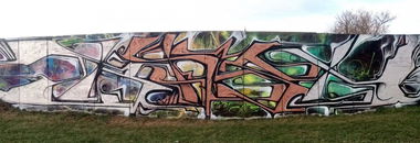 Graffiti Wall - Photo by Holzer - Bernburg (2015)