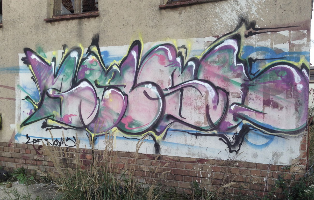 Graffiti Wall - Photo by Holzer - Bernburg, Basd0ne (2015)