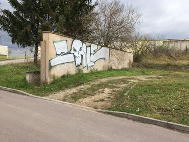 Graffiti Bombing - Photo by Holzer (2017)