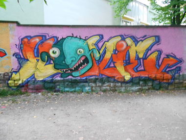 Graffiti Wall - Photo by Homie