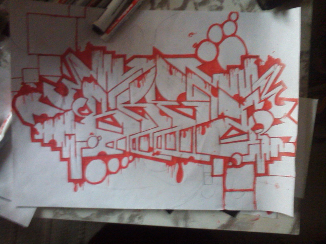 Graffiti Sketch - Photo by Homie