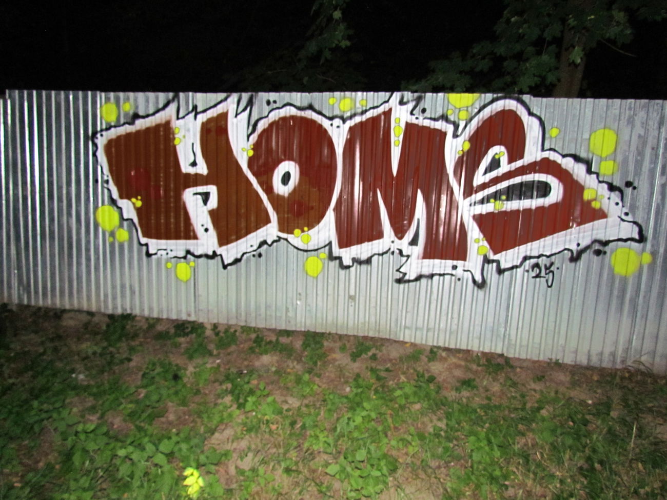 Graffiti Bombing - Photo by Homs (2025)