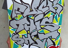 Graffiti Street Art - Photo by Homs - Homs, Bombing, graffiti (2024)