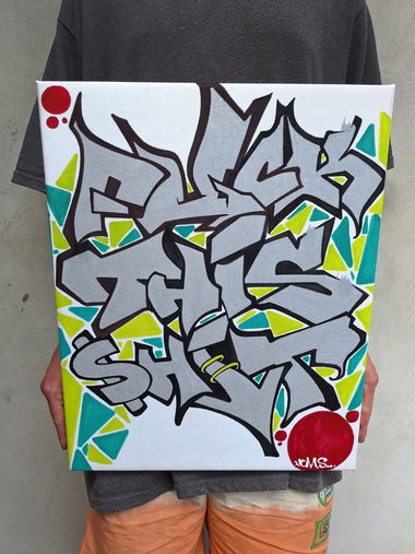 Graffiti Street Art - Photo by Homs - Homs, Bombing, graffiti (2024)