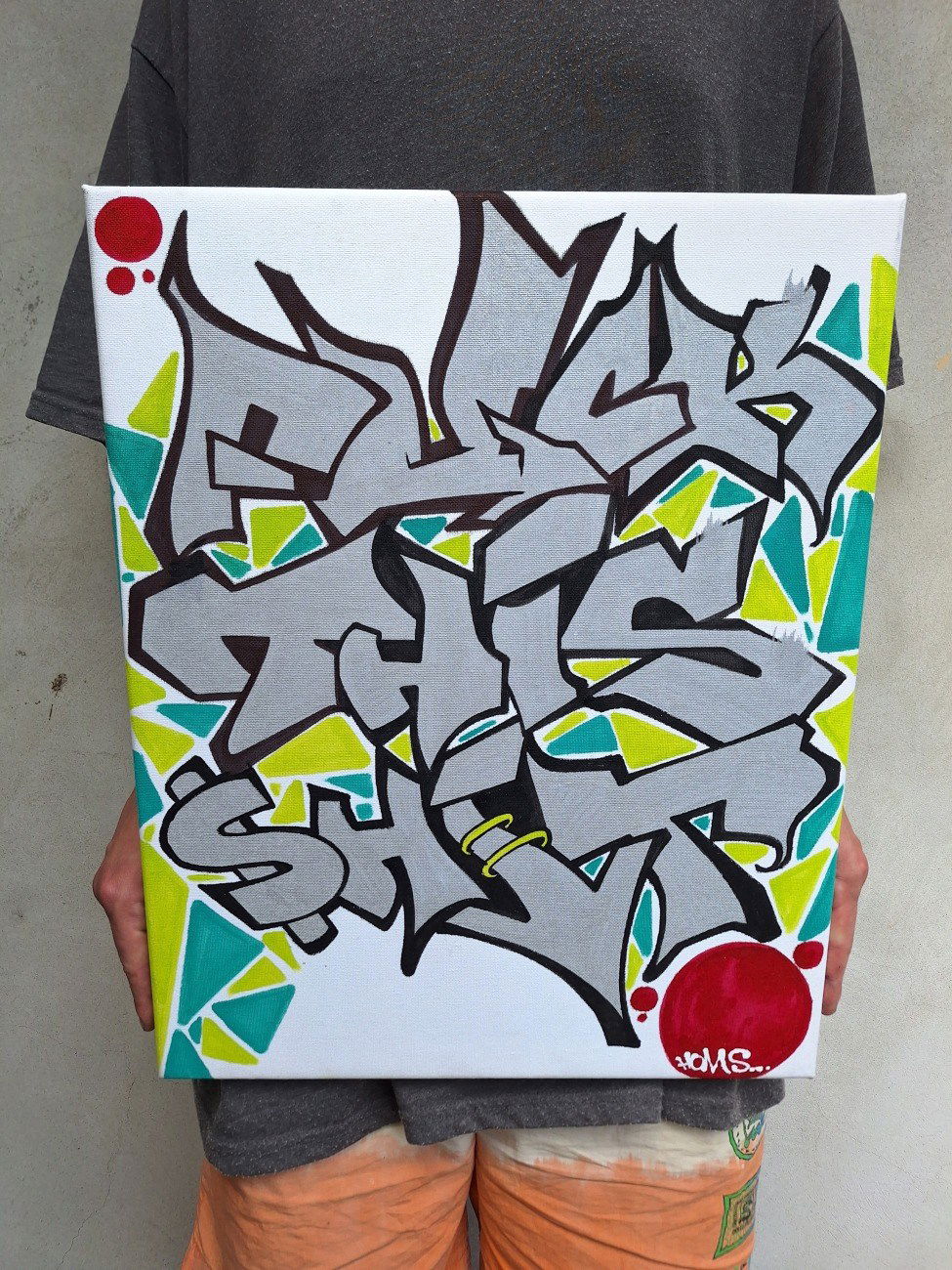 Graffiti Street Art - Photo by Homs - Homs, Bombing, graffiti (2024)