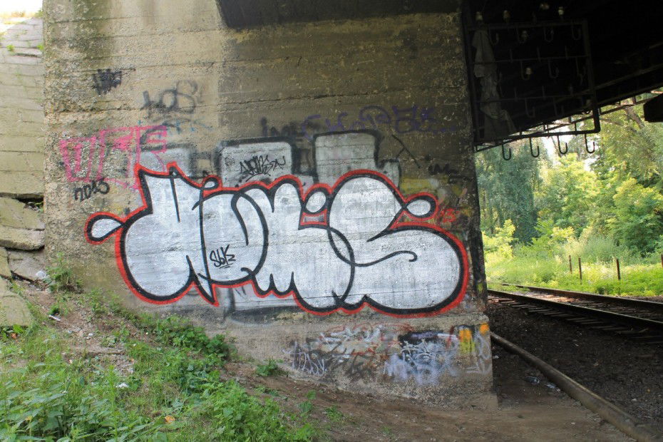 Graffiti Bombing in Chernivtsi - Photo by Homs - Homs (2013)
