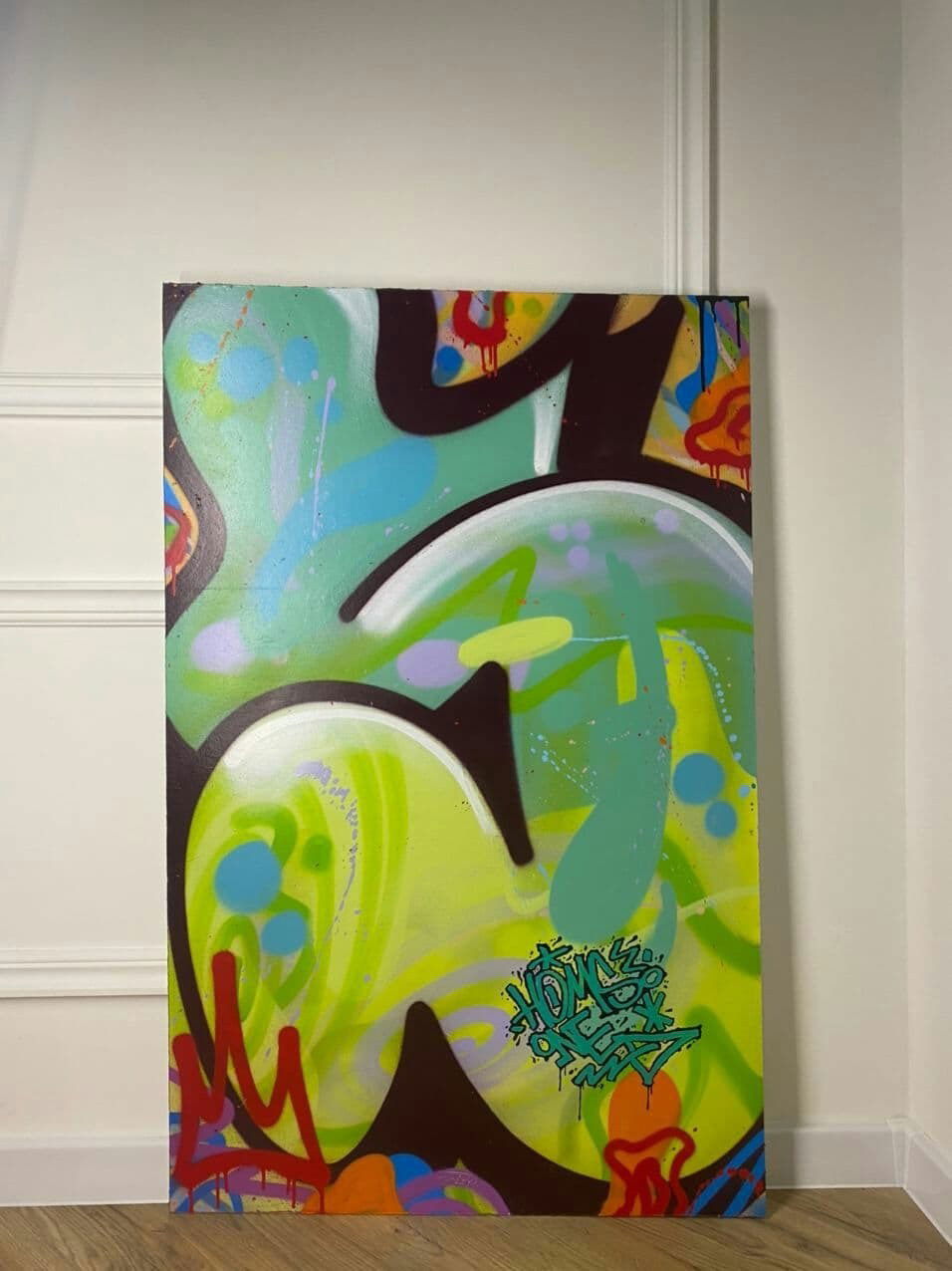 Graffiti Street Art - Photo by Homs - Homs, Bombing, graffiti (2022)