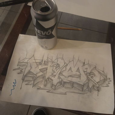 Graffiti Sketch - Photo by Homs - Homs (2023)