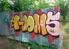 Graffiti Bombing - Photo by Homs - homs