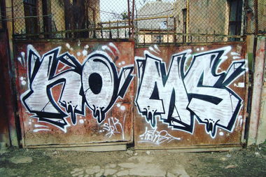 Graffiti Bombing - Photo by Homs - Homs