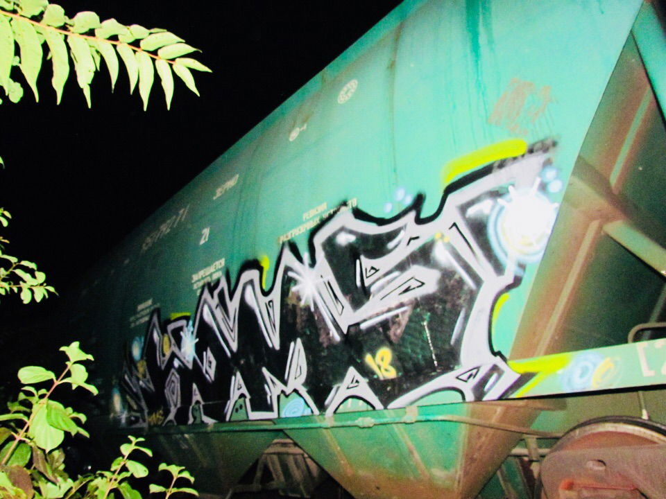 Graffiti Train - Photo by Homs - Homs