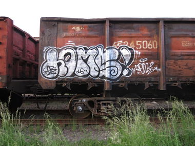 Graffiti Train - Photo by Homs - Homs
