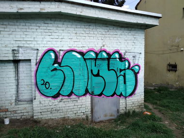 Graffiti Bombing - Photo by Homs - homs