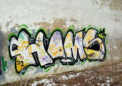 Graffiti Bombing - Photo by Homs - homs