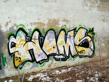 Graffiti Bombing - Photo by Homs - homs