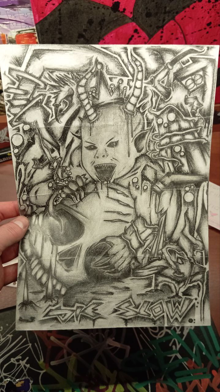 Graffiti Sketch - Photo by Homs (2025)