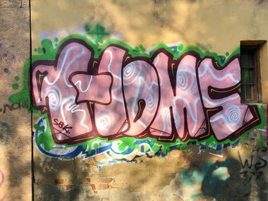 Graffiti Bombing - Photo by Homs - homs