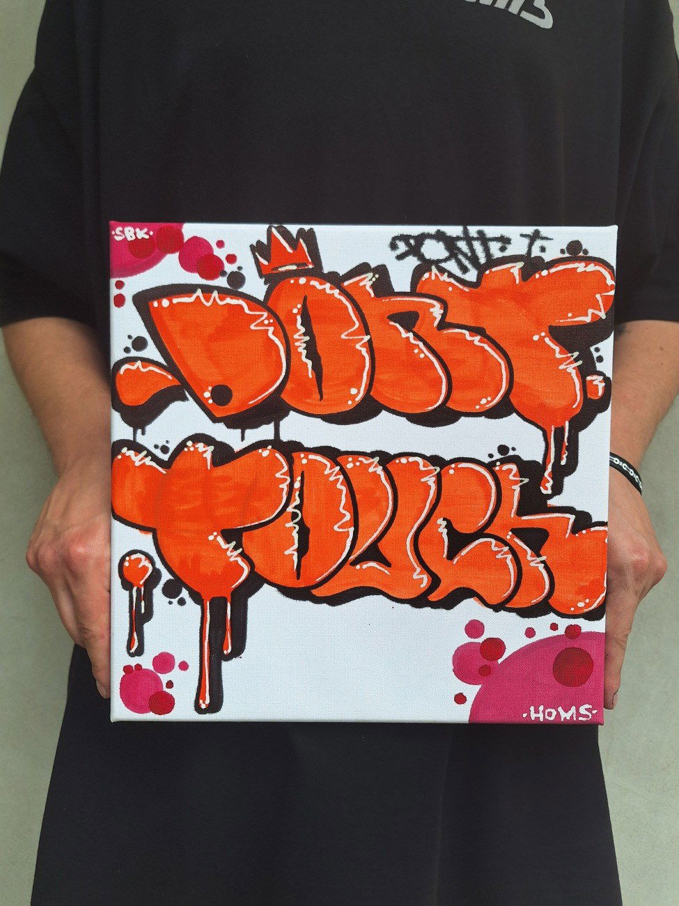 Graffiti Street Art - Photo by Homs - Homs, Bombing, graffiti (2024)