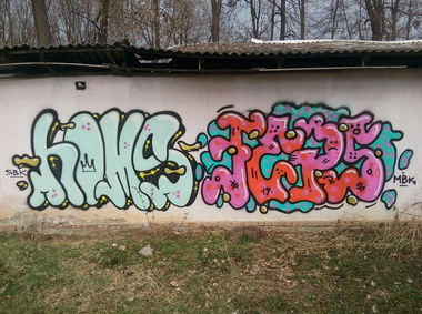 Graffiti Bombing - Photo by Homs - Homs, feps