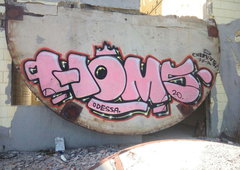 Graffiti Bombing - Photo by Homs - homs