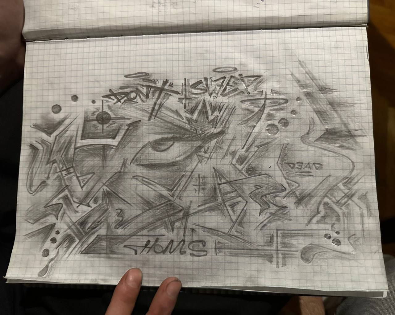 Graffiti Sketch - Photo by Homs - Homs (2023)