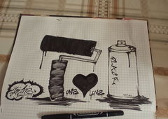 Graffiti Sketch - Photo by Homs (2024)