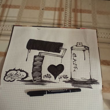 Graffiti Sketch - Photo by Homs (2024)