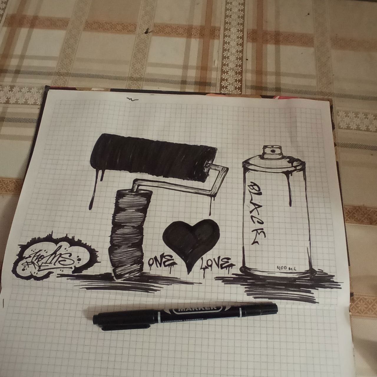 Graffiti Sketch - Photo by Homs (2024)