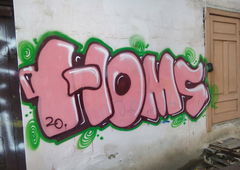 Graffiti Bombing - Photo by Homs - homs
