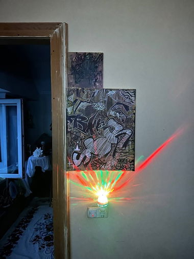 Graffiti Street Art - Photo by Homs - Homs, Bombing, graffiti (2023)