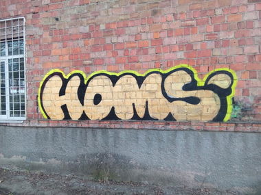Graffiti Bombing - Photo by Homs - Homs