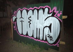 Graffiti Bombing - Photo by Homs - homs