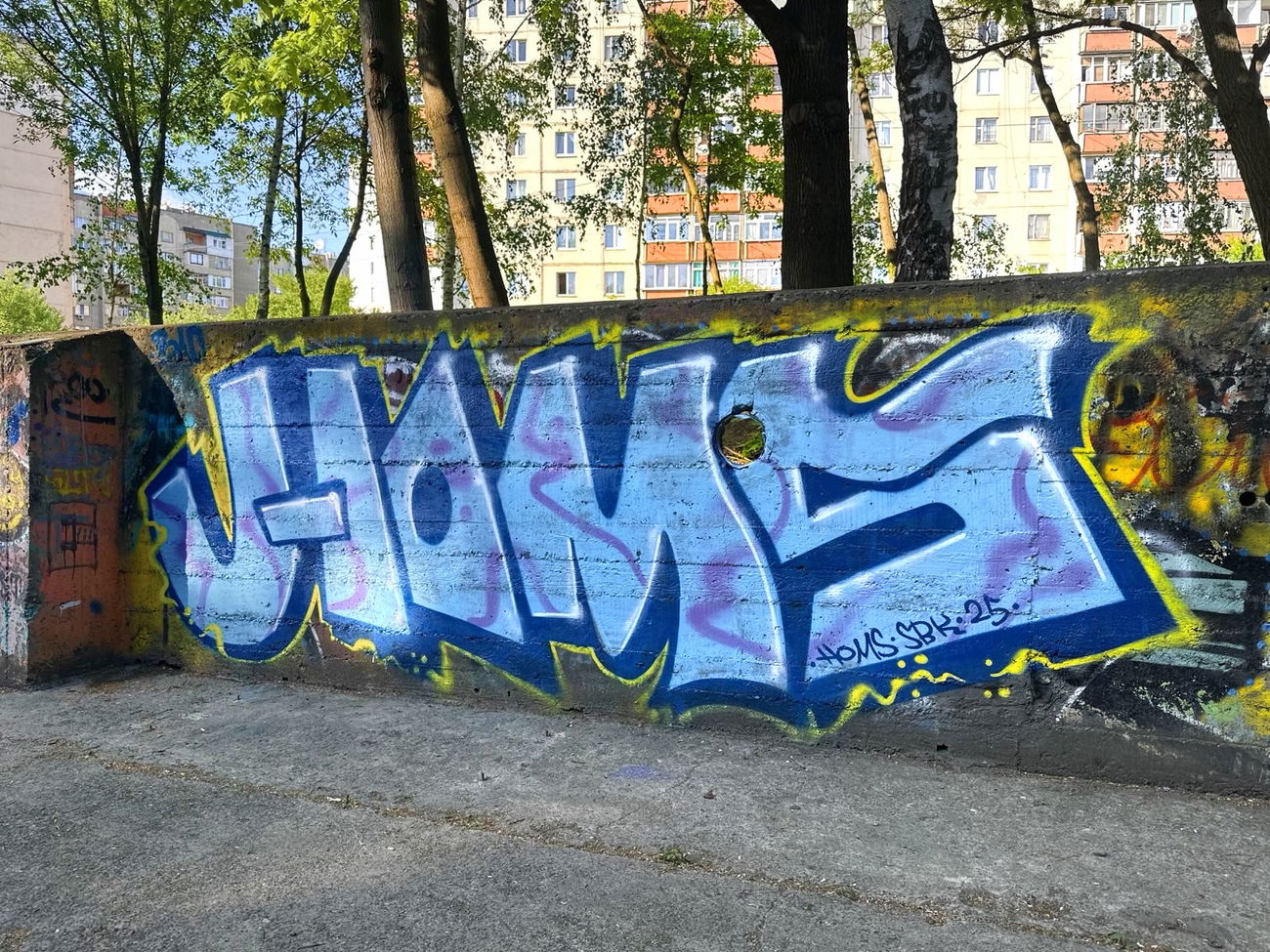Graffiti Bombing - Photo by Homs (2025)