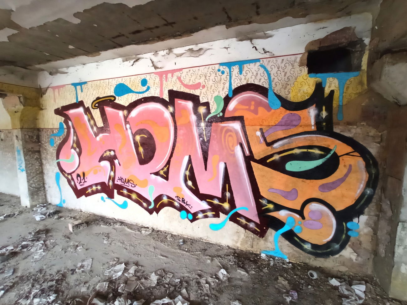 Graffiti Street Art - Photo by Homs - homs