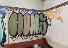 Graffiti Bombing - Photo by Homs - homs