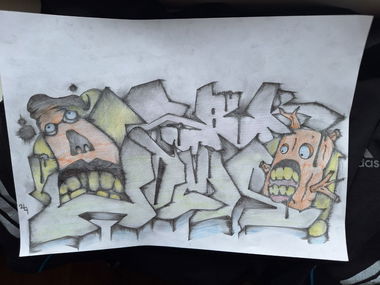 Graffiti Sketch - Photo by Homs (2024)