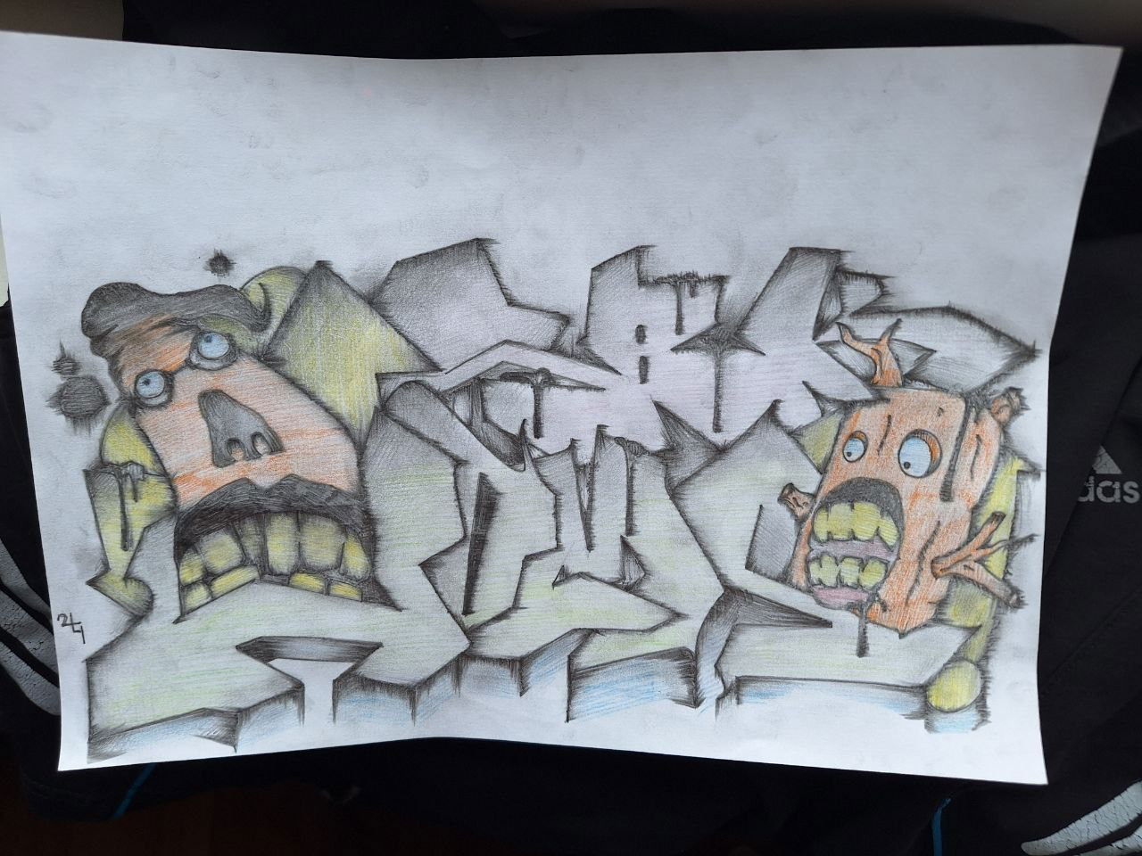 Graffiti Sketch - Photo by Homs (2024)