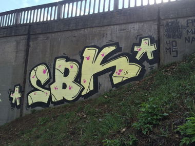 Graffiti Bombing - Photo by Homs - Homs