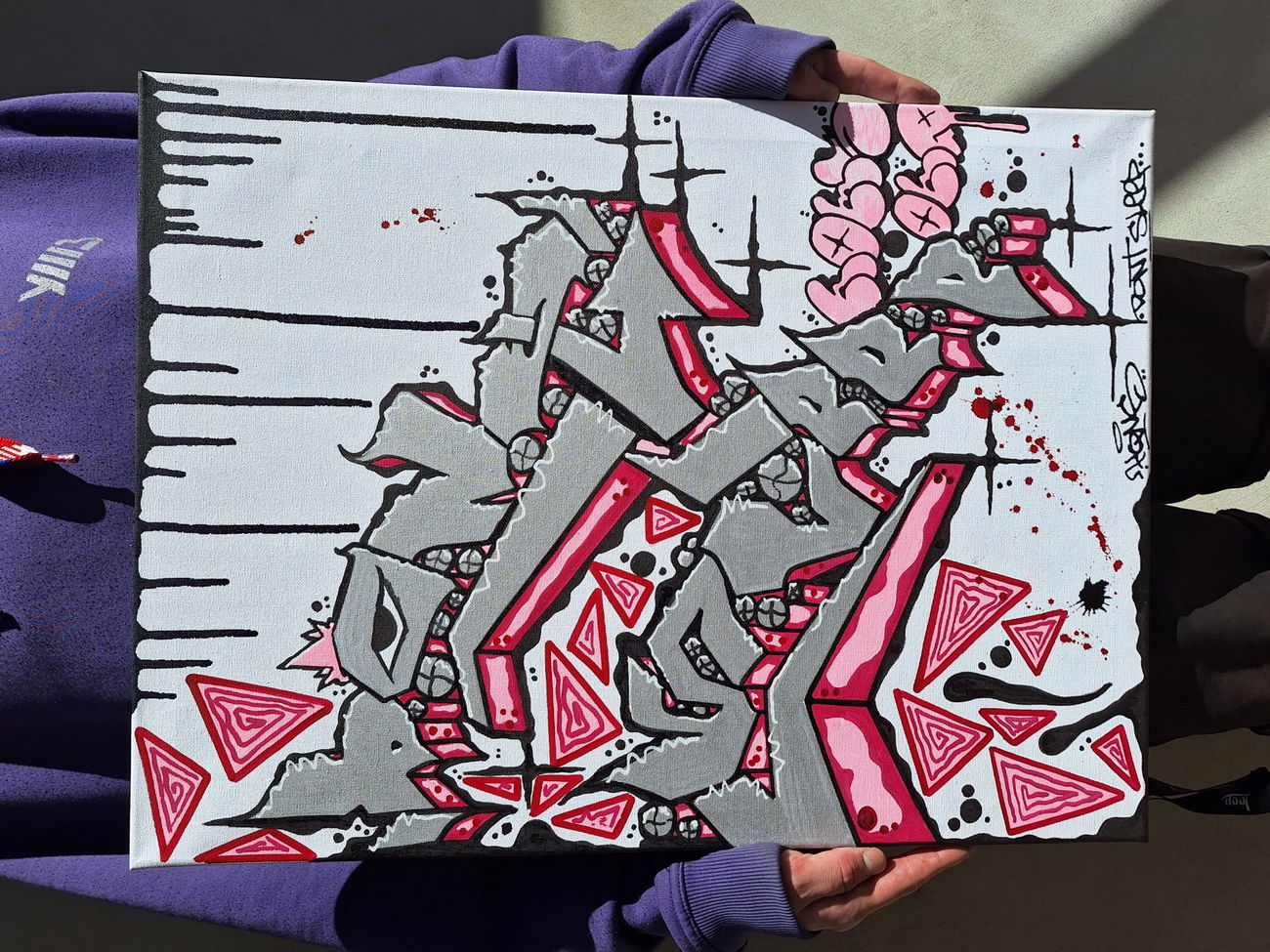 Graffiti Street Art - Photo by Homs - Homs, Bombing, graffiti (2024)