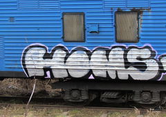 Graffiti Train - Photo by Homs - homs